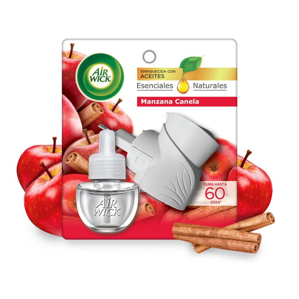 Desodorante ambiental Air Wick eléctrico manzana & canela aparato + repuesto 21 ml