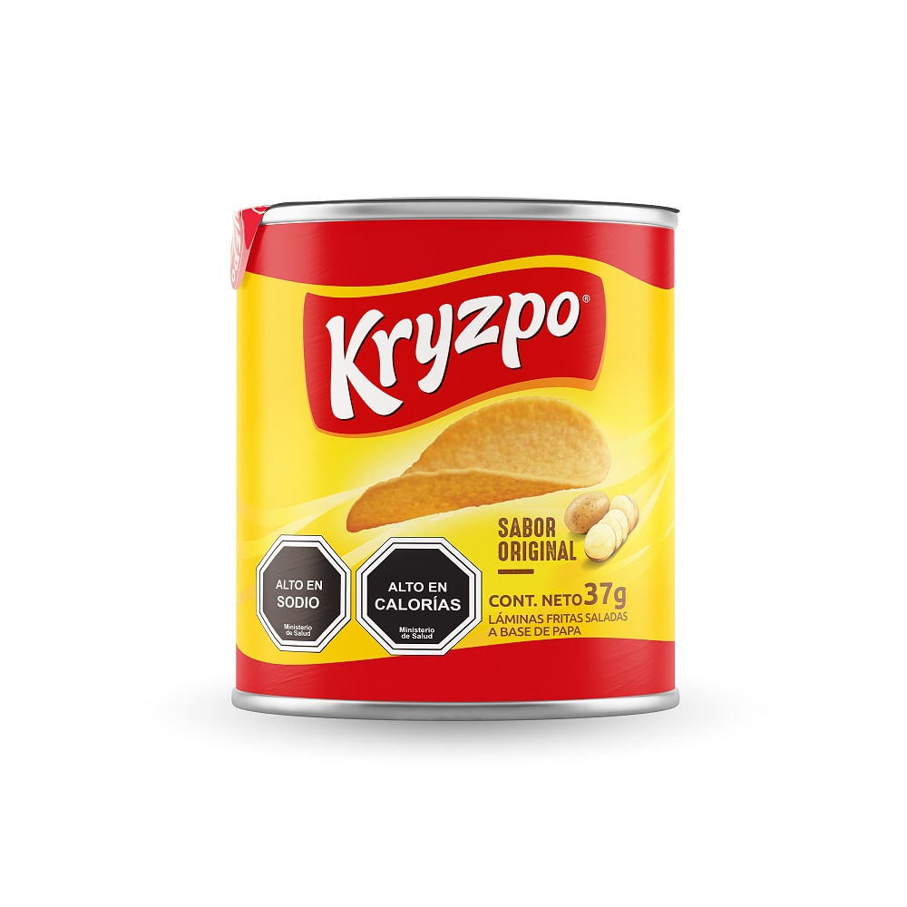 Papas fritas Kryzpo original lata 37 g Papas fritas Kryzpo original lata 37 g