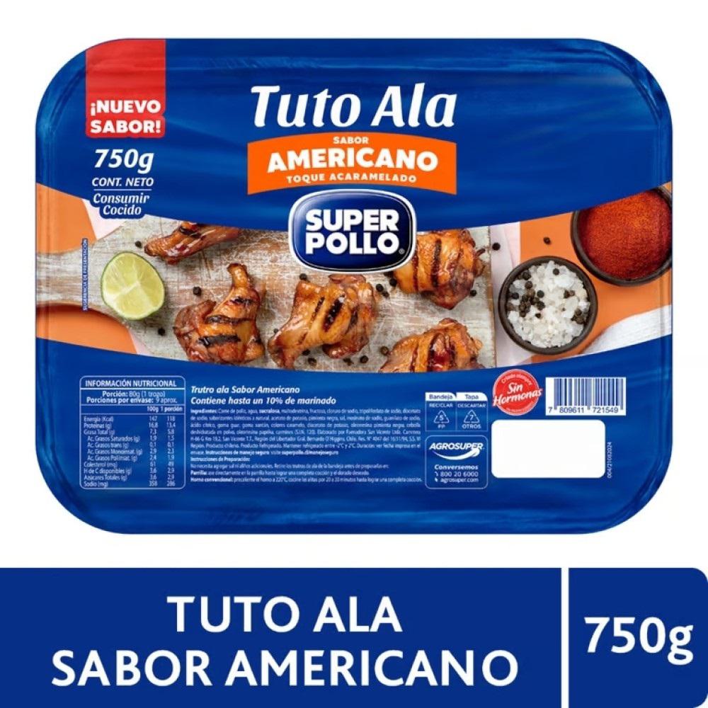 Trutro ala Super Pollo americano 750 g