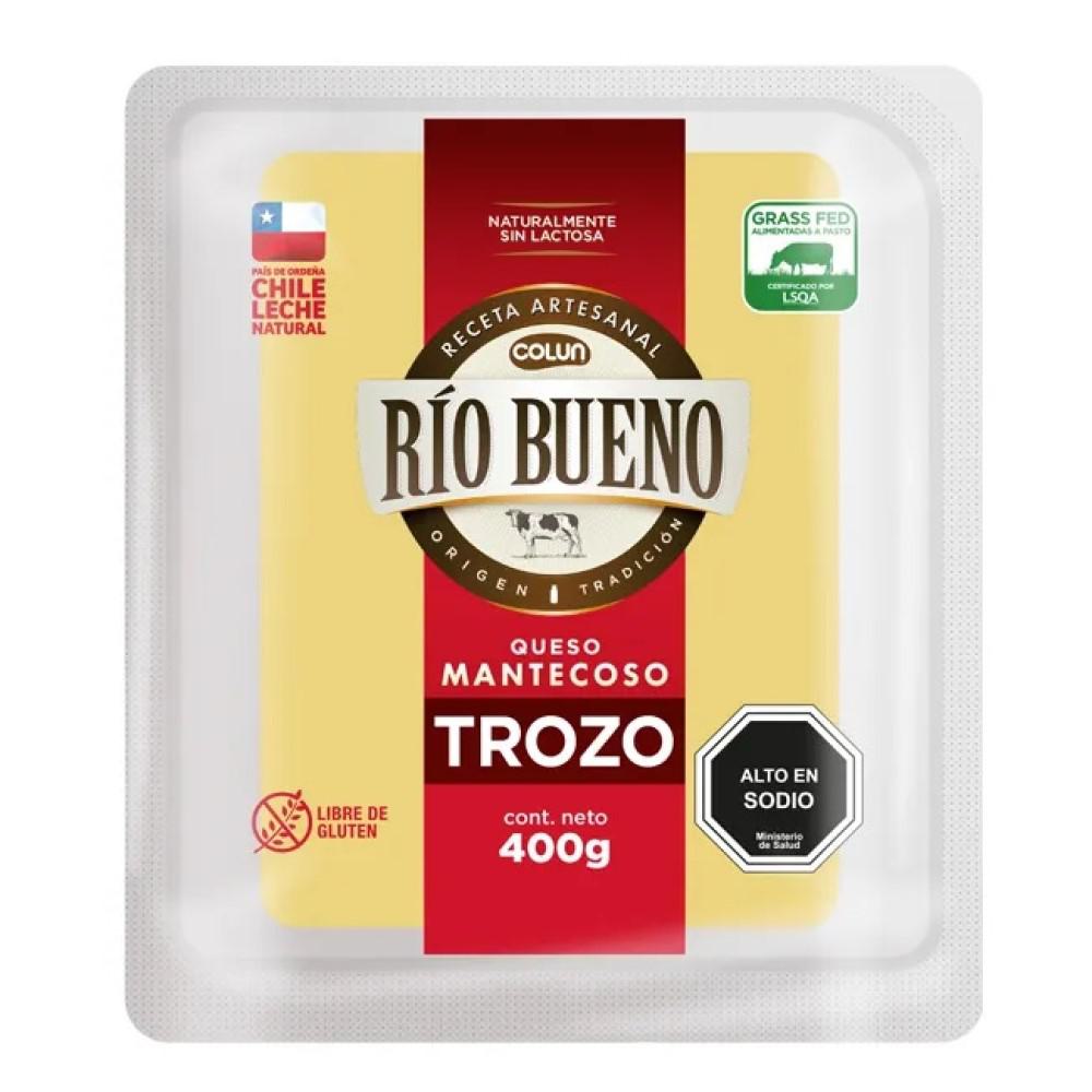 Queso mantecoso Río Bueno trozo 400 g Queso mantecoso Río Bueno trozo 400 g