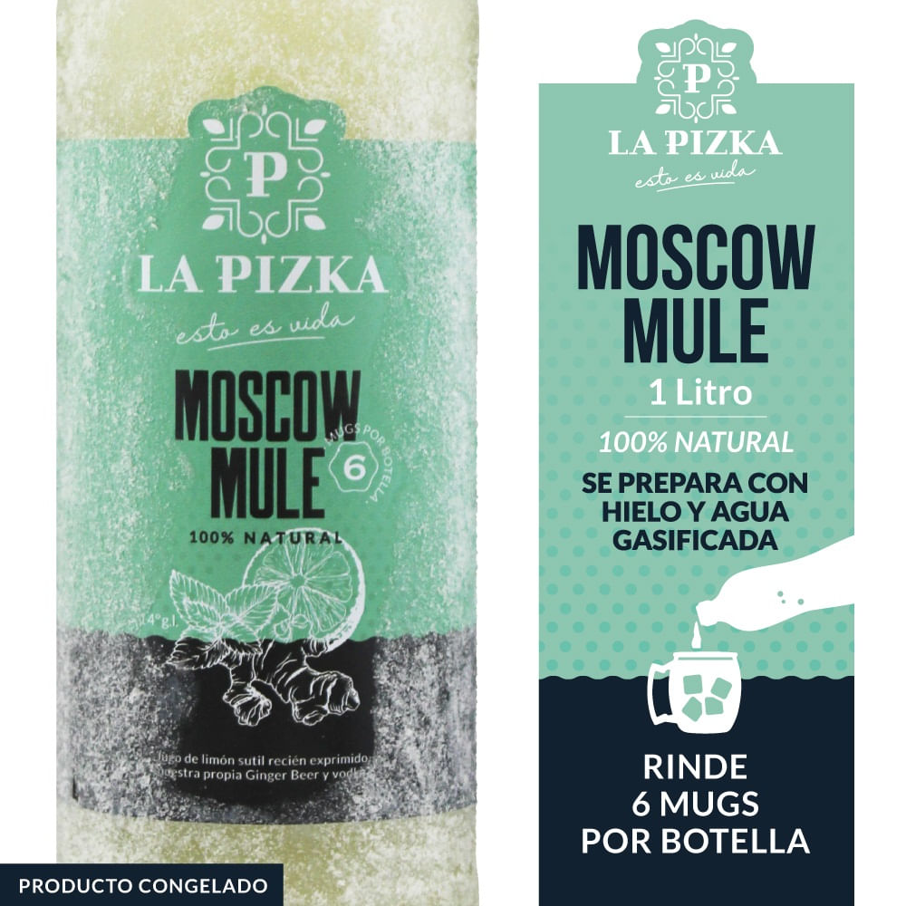 Cóctel La Pizka moscow mule 1 L