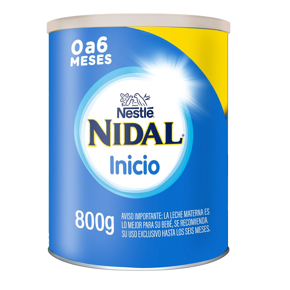 Fórmula láctea Nidal inicio 800 g