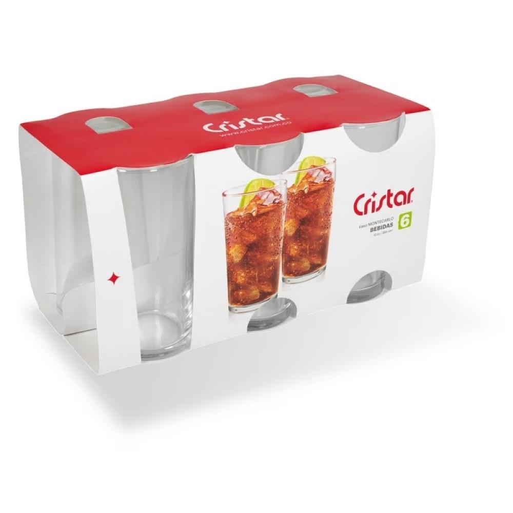 Set vasos montecarlos Cristar 6 un