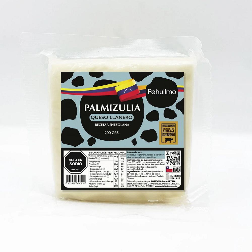 Queso llanero Pahuilmo palmizulia 200 g