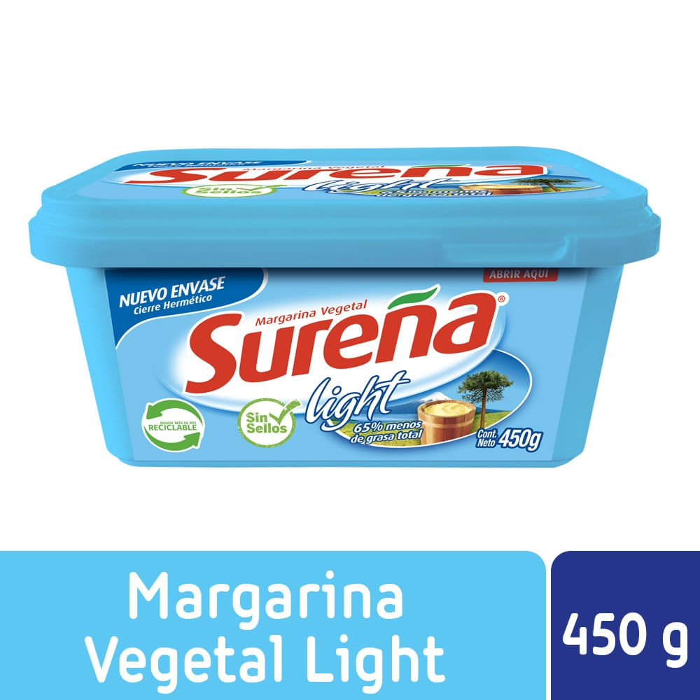 Margarina Sureña light pote 450 g Margarina Sureña light pote 450 g