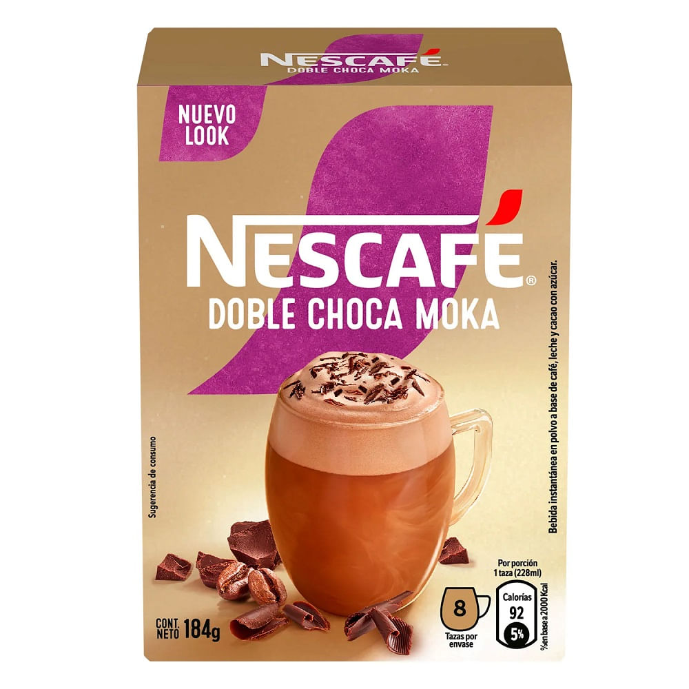 Café Nescafé doble choca moka 8 un de 23 g Café Nescafé doble choca moka 8 un de 23 g