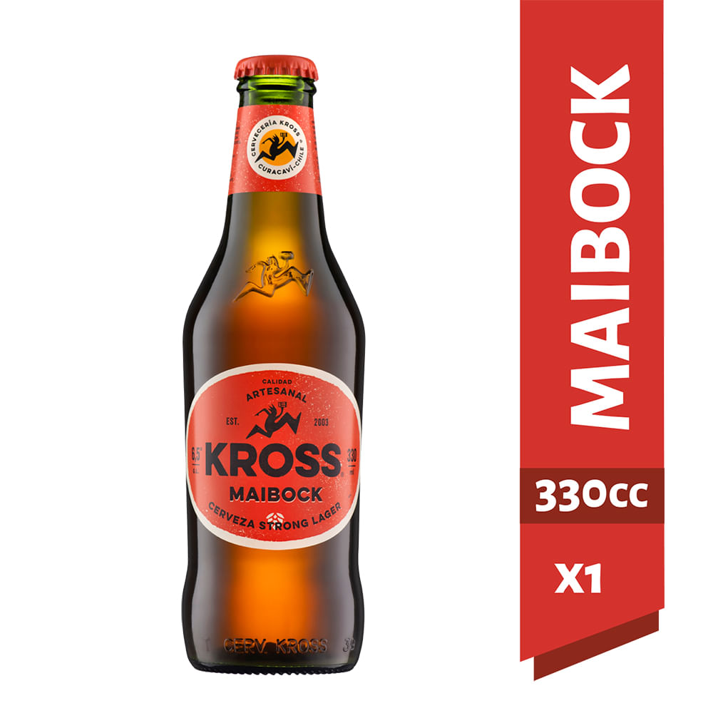 Cerveza Kross maibock botella 330 cc