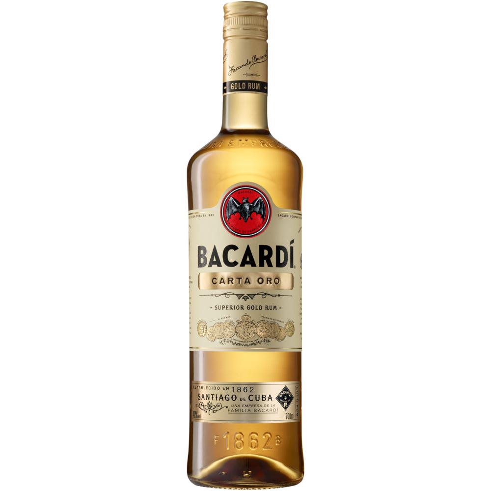 Ron Bacardi carta oro botella 700 cc
