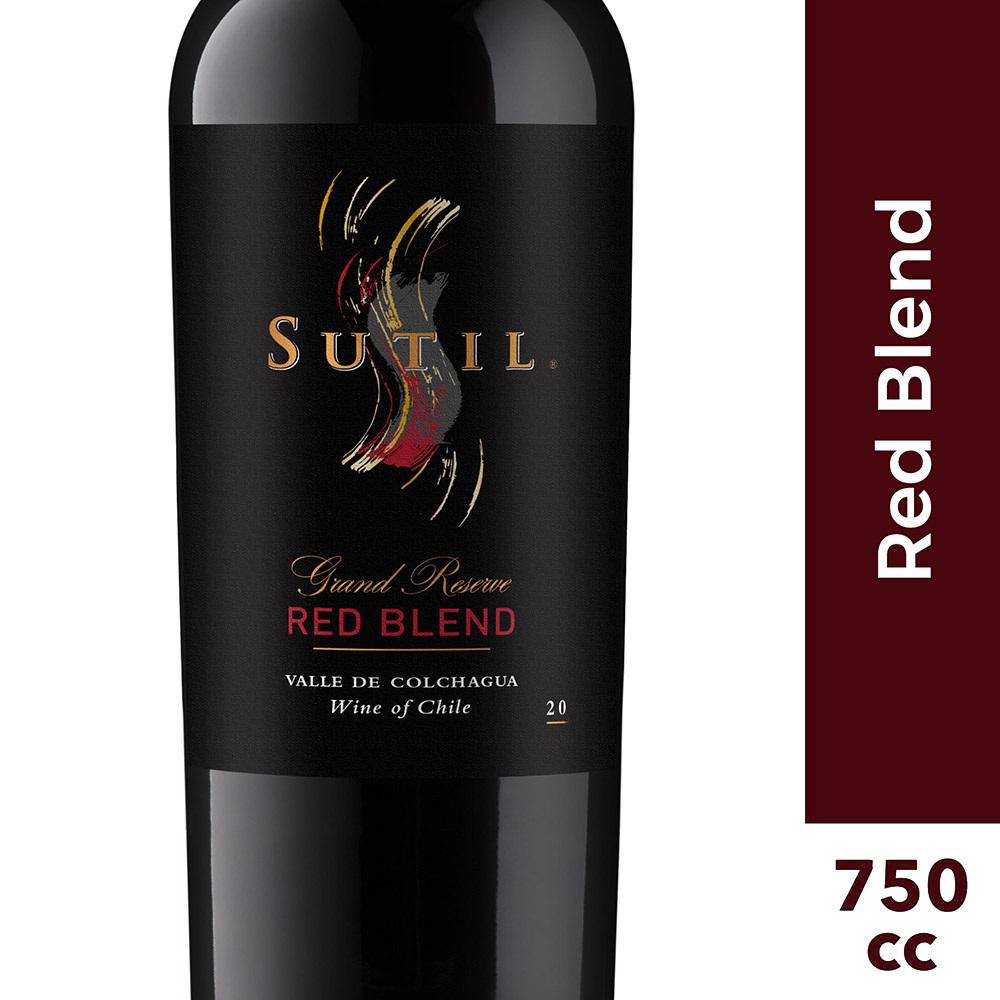 Vino Sutil gran reserva red blend botella 750 cc Vino Sutil gran reserva red blend botella 750 cc