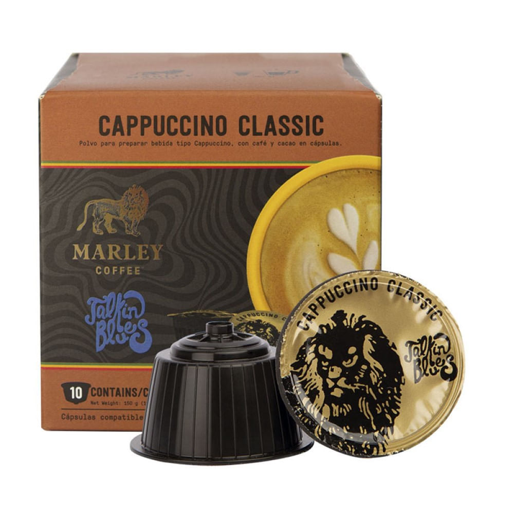 Cápsulas Marley cappuccino classic 10 un Cápsulas Marley cappuccino classic 10 un