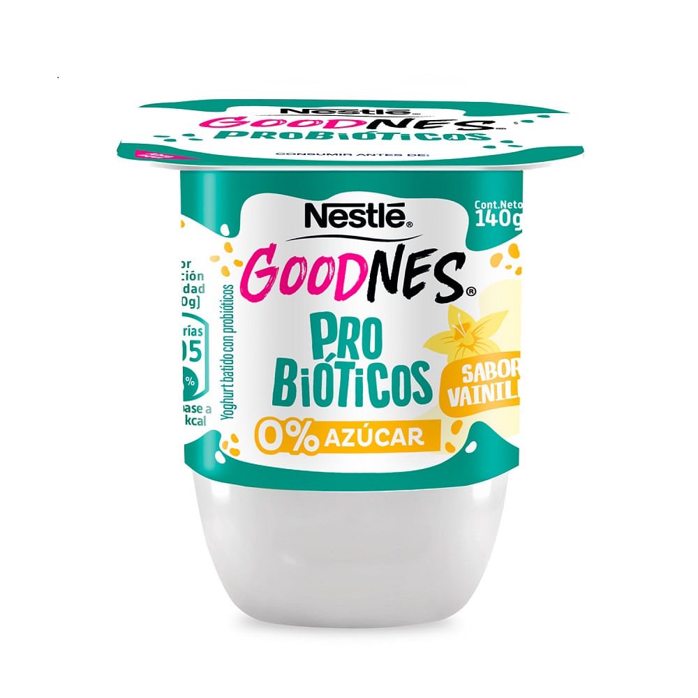 Yoghurt Goodnes probióticos sabor vainilla pote 140 g Yoghurt Goodnes probióticos sabor vainilla pote 140 g