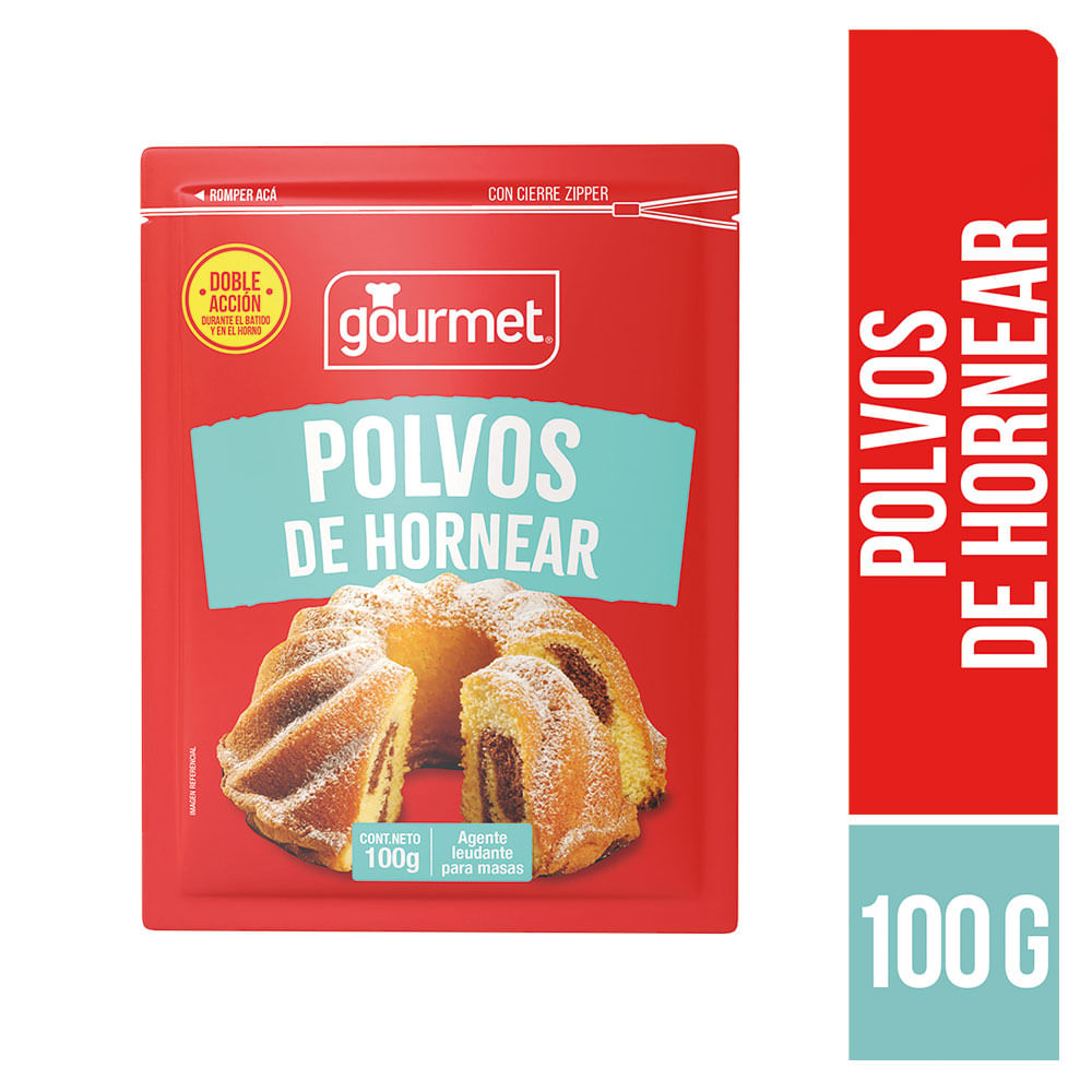 Polvos de hornear Gourmet 100 g