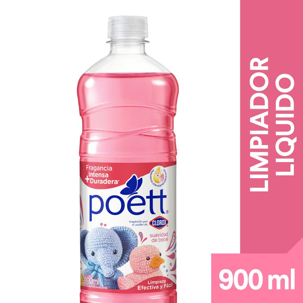 Limpiador líquido aromatizante Poett suavidad de bebé botella 900 ml