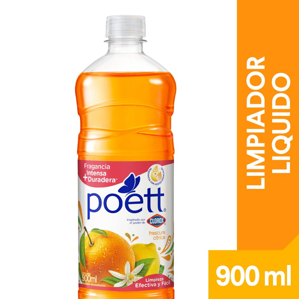 Limpiador líquido aromatizante Poett frescura cítrica 900 ml
