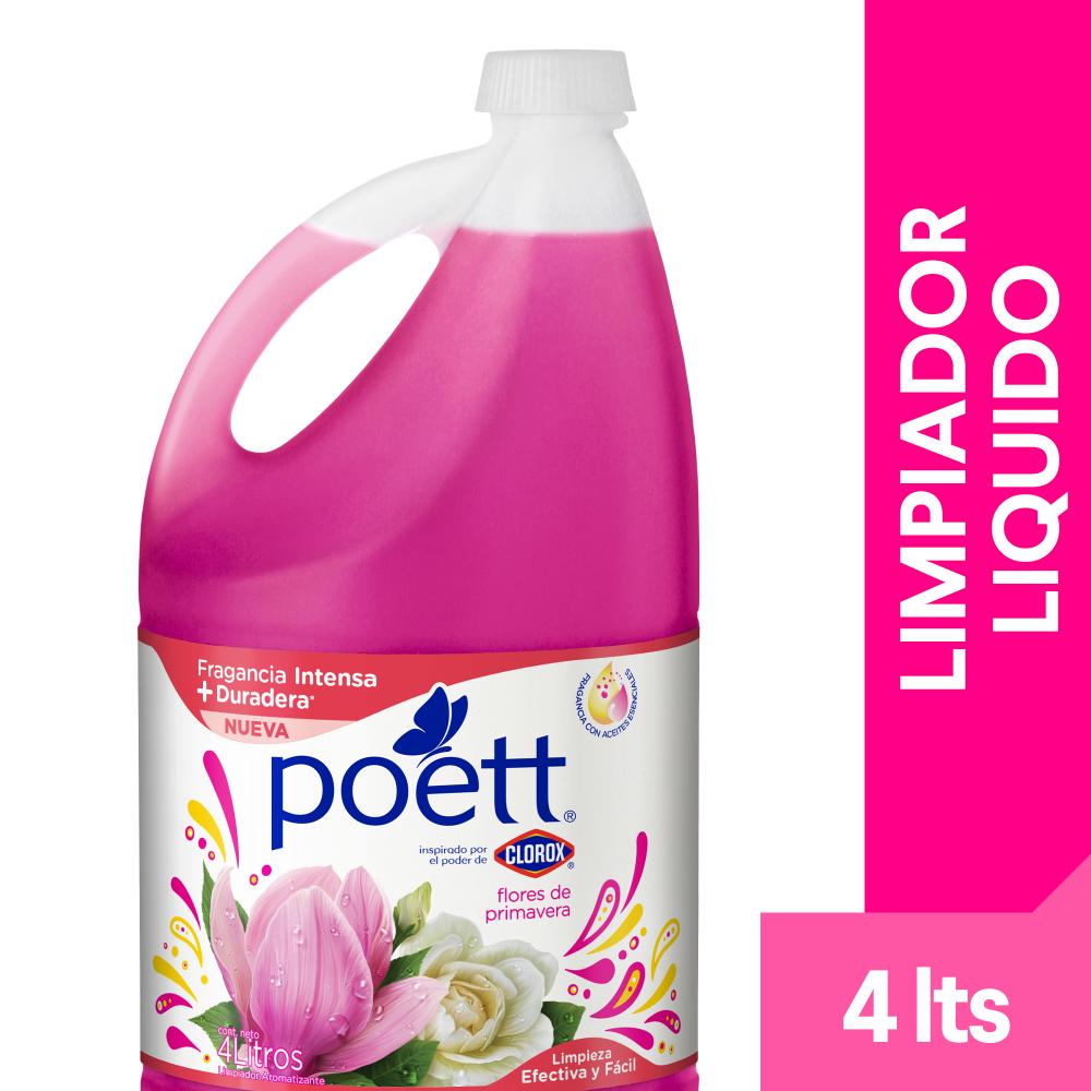 Limpiador líquido aromatizante Poett flores de primavera botella 4 L