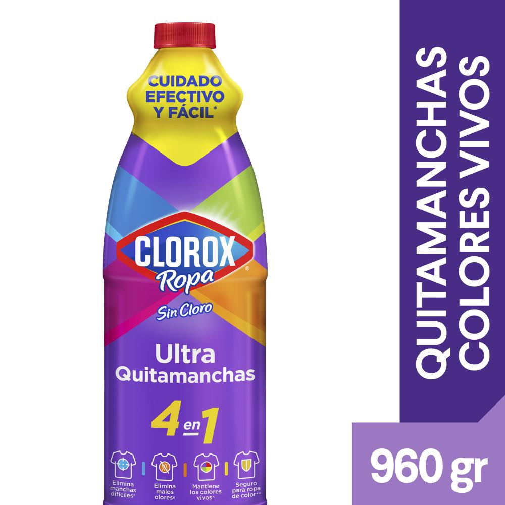 Quitamanchas Clorox ropa colores vivos 960 g