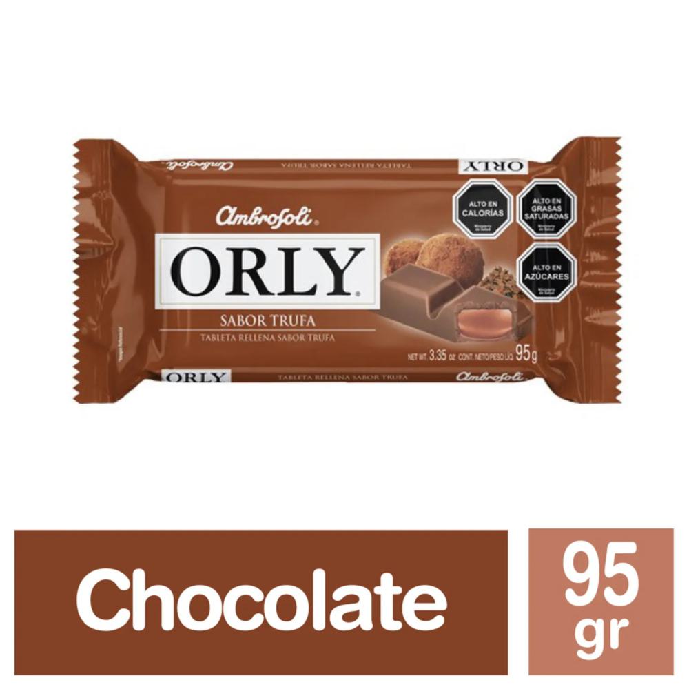 Chocolate Orly sabor trufa 95 g Chocolate Orly sabor trufa 95 g