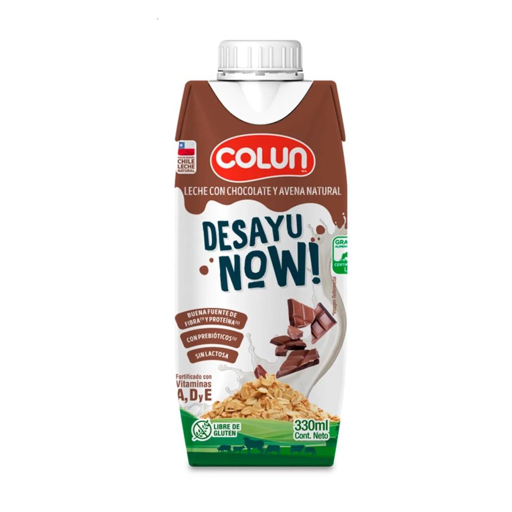 Leche Colun con avena chocolate 330 ml
