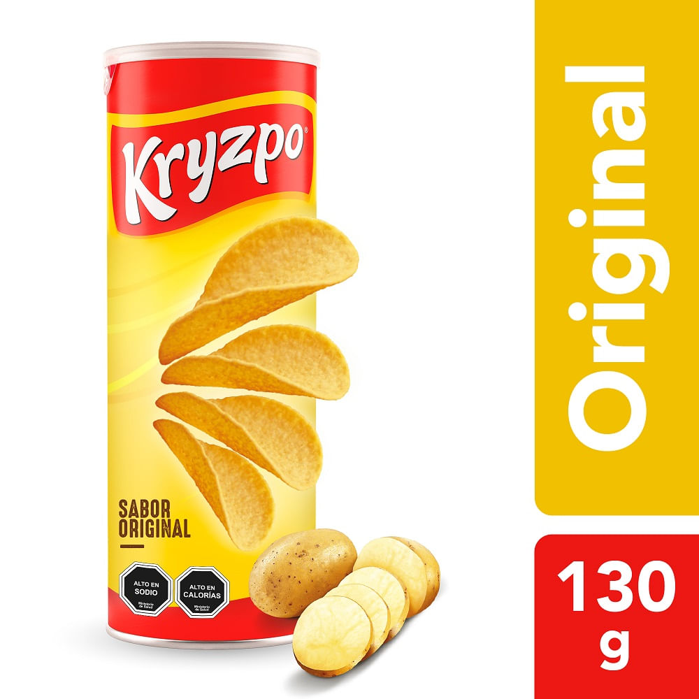 Papas fritas Kryzpo original lata 130 g Papas fritas Kryzpo original lata 130 g