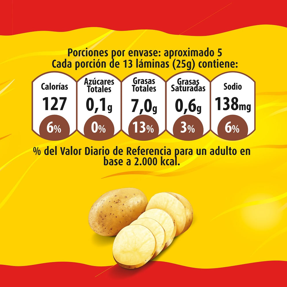 Papas fritas Kryzpo original lata 130 g Papas fritas Kryzpo original lata 130 g