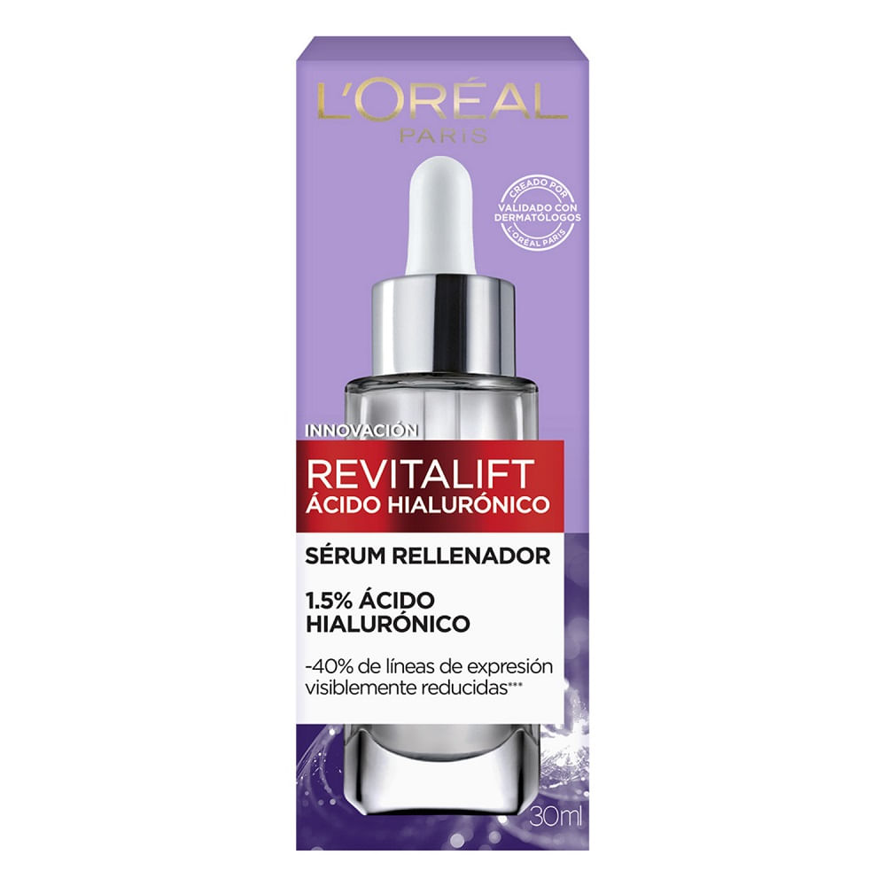 Serum rellenador Revitalift Loreal ácido hialurónico 30 ml Serum rellenador Revitalift Loreal ácido hialurónico 30 ml
