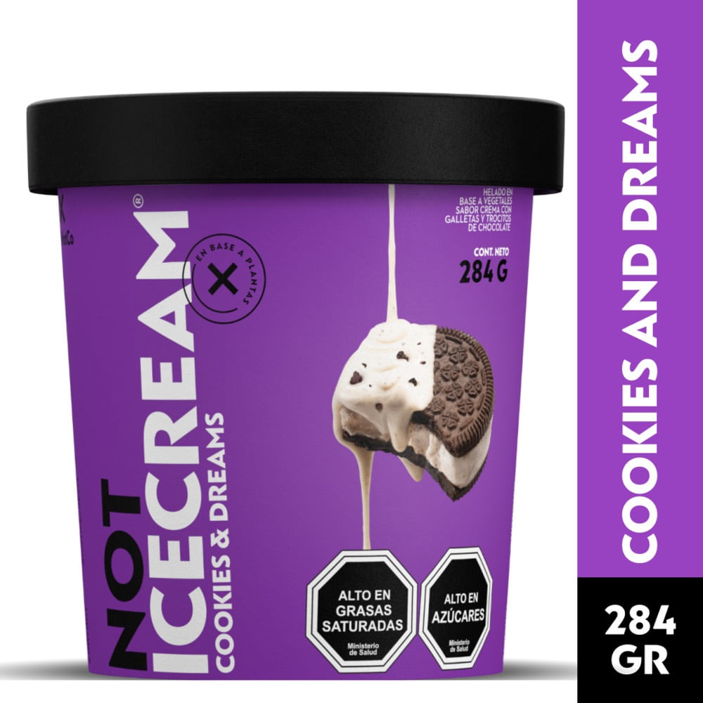 Helado Not Ice Cream cookies&dreams pote 284 g