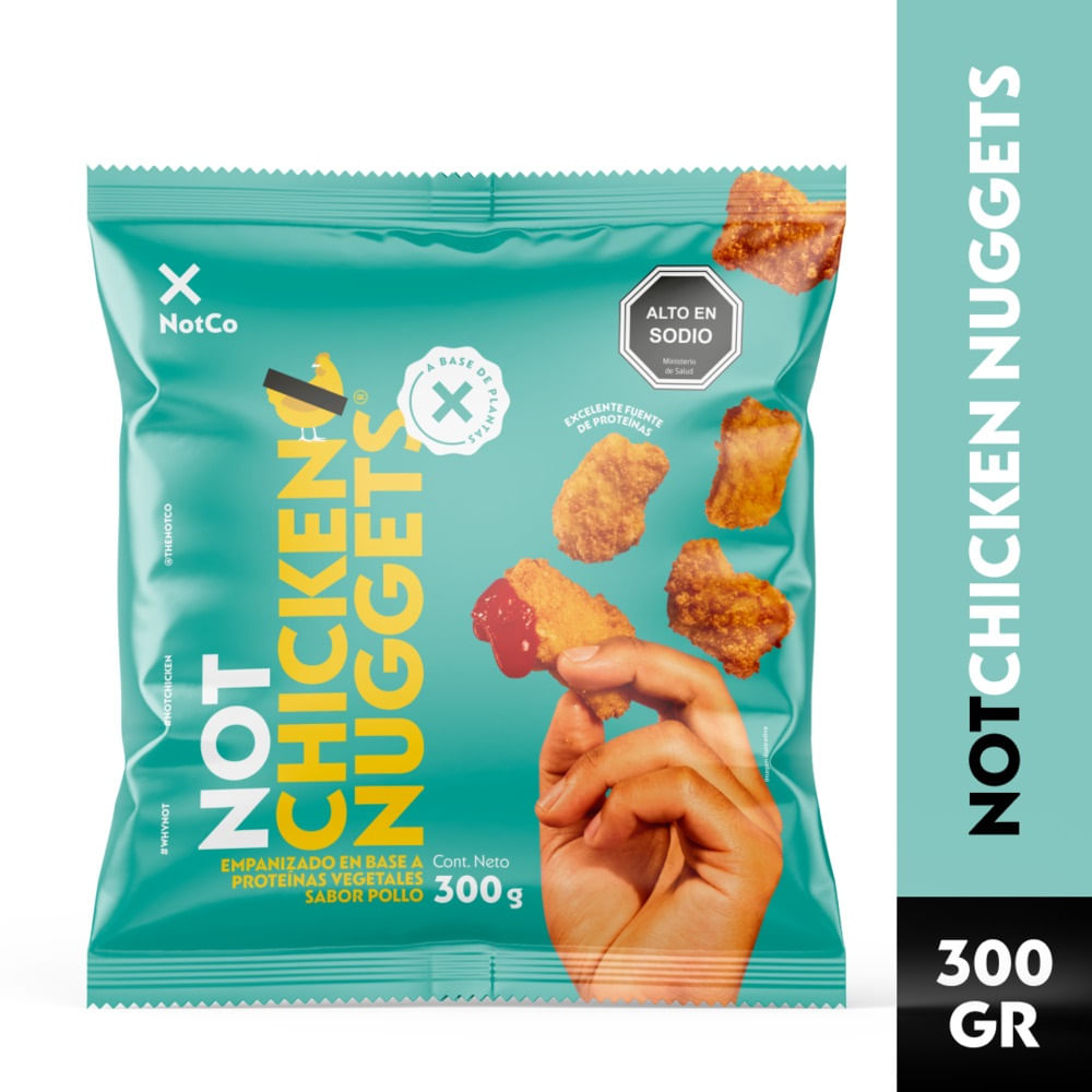 Nugget base vegetales Not Chicken notco 300 g