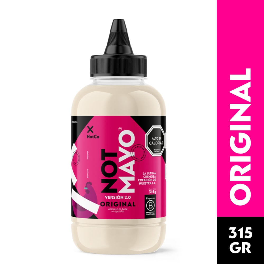 Mayonesa NotMayo original squeeze notco 315 g