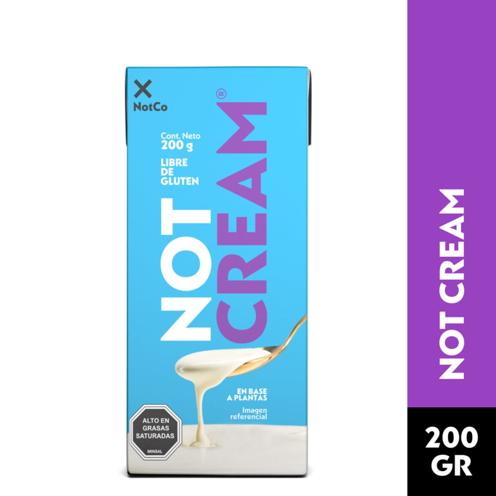 Sucedáneo de crema NotCream notco 200 g