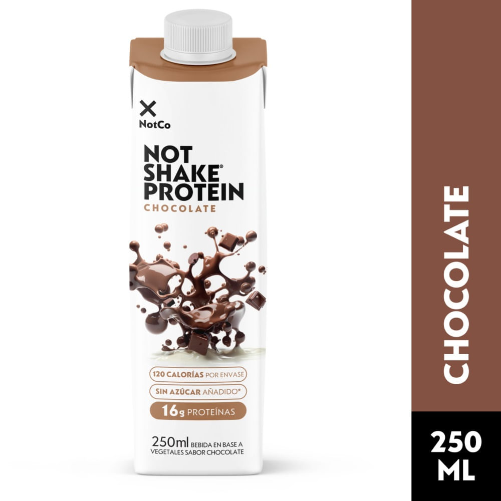 Not shake chocolate proteína notco 250 ml Not shake chocolate proteína notco 250 ml