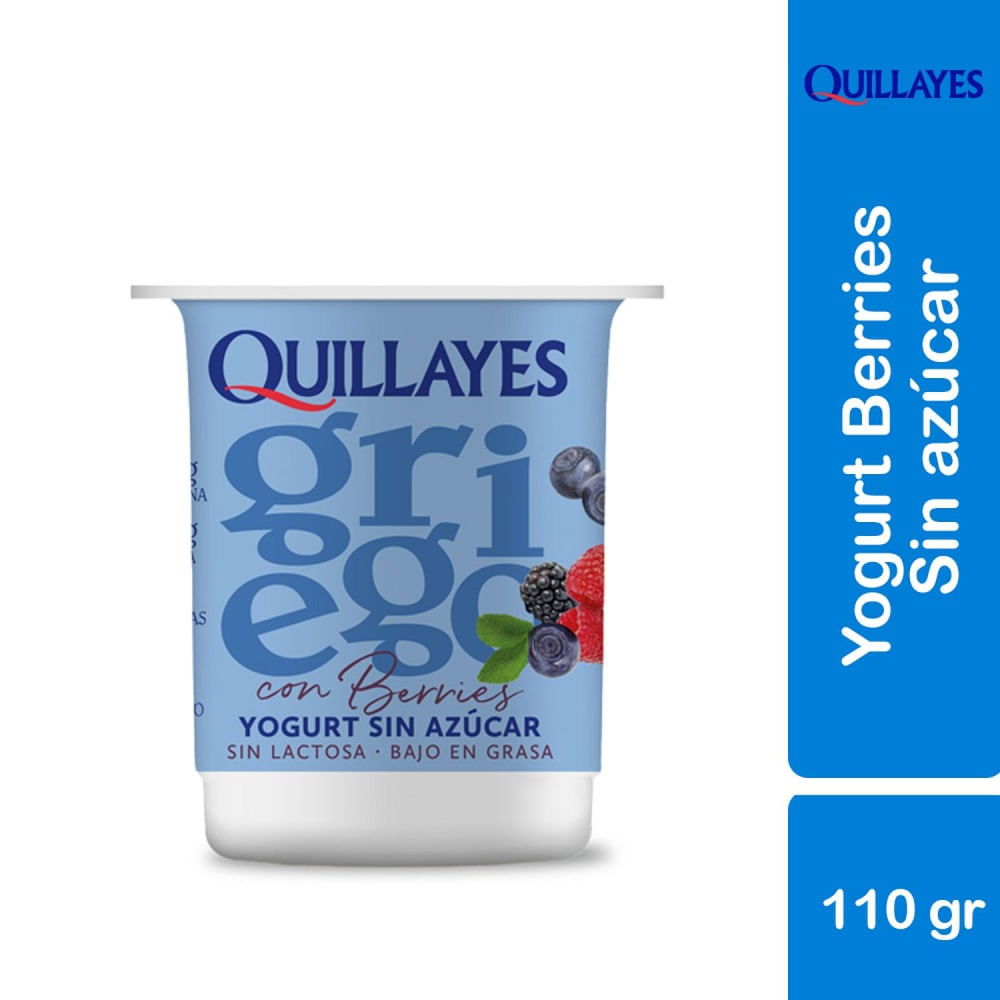 Yoghurt griego Quillayes light berries 110 g