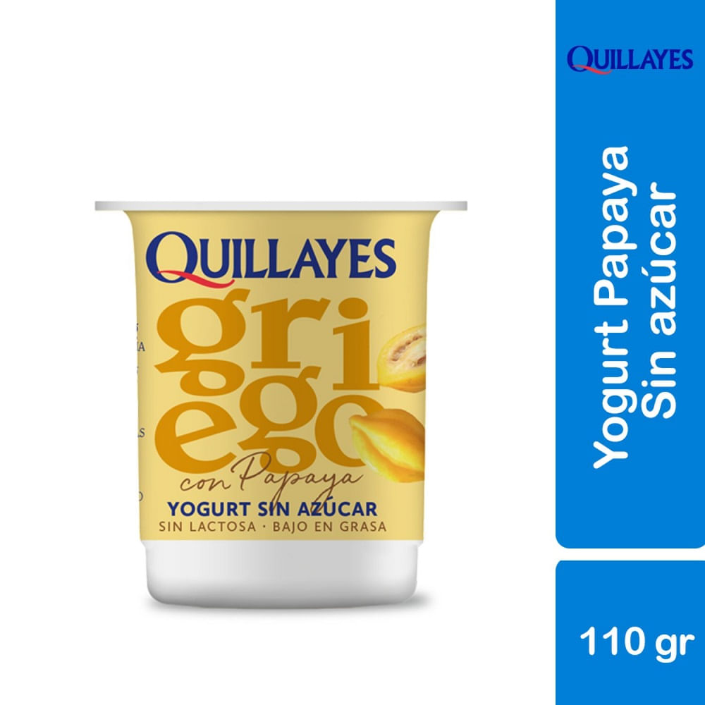 Yoghurt Griego Quillayes light papaya 110 g