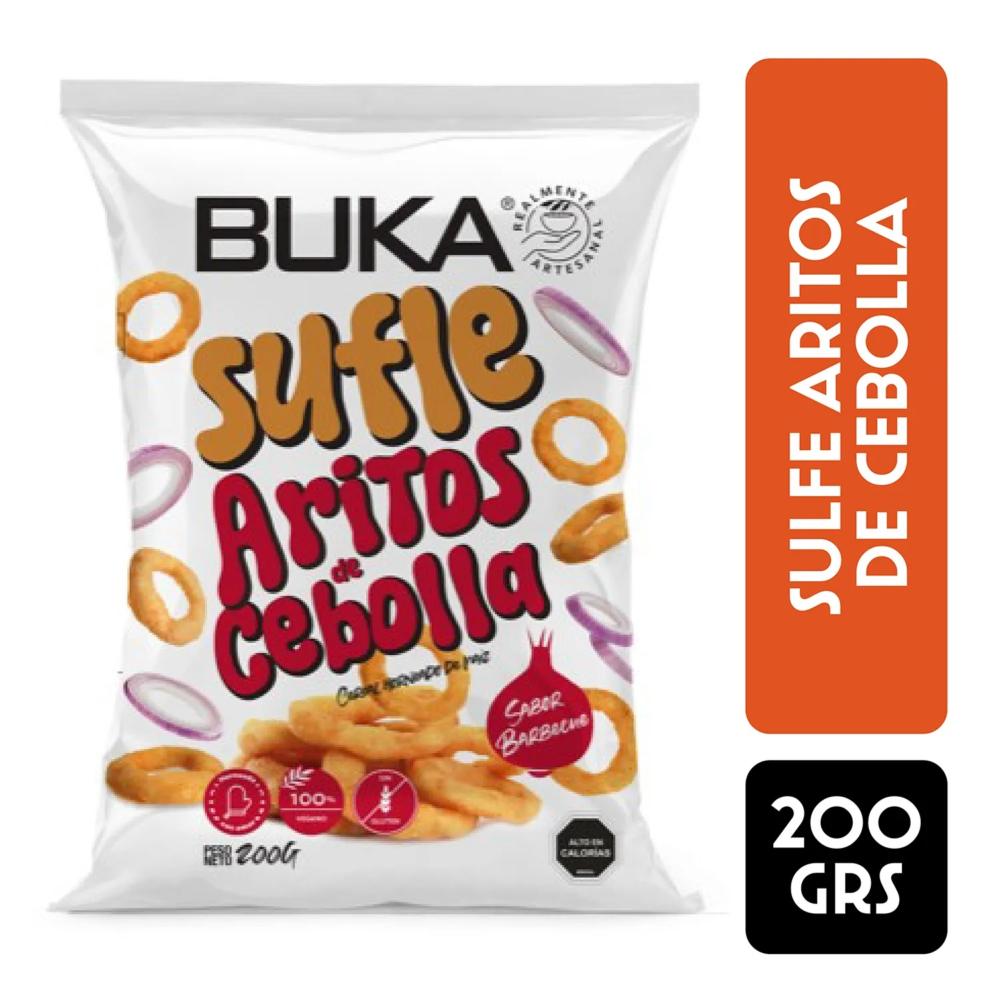 Suflé Buka aritos de cebolla bbq 200 g Suflé Buka aritos de cebolla bbq 200 g