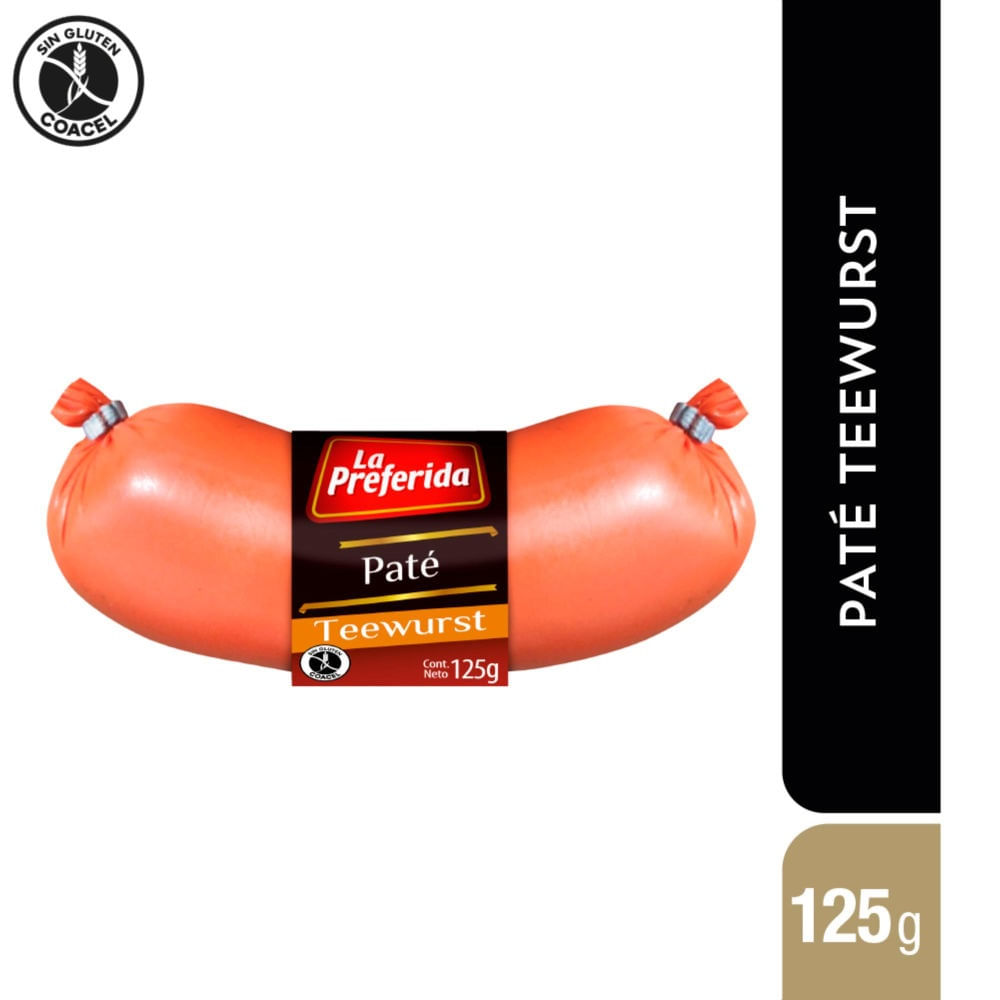 Paté de jamón La preferida teewurst 125 g