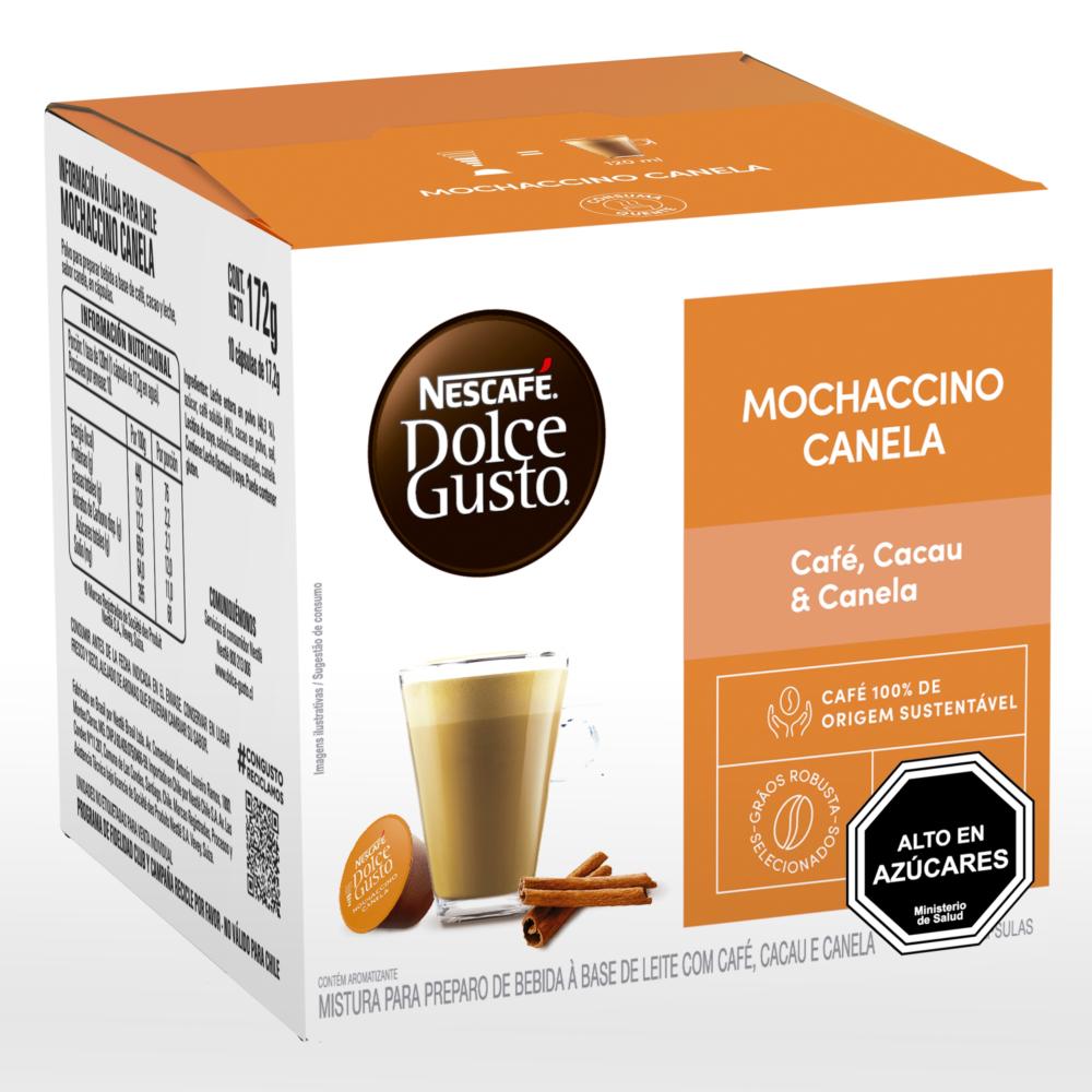 Cápsulas Nescafé Dolce Gusto mochaccino canela 10 un Cápsulas Nescafé Dolce Gusto mochaccino canela 10 un