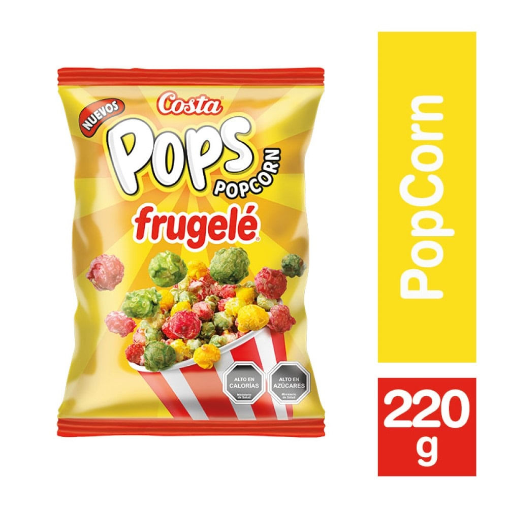 Popcorn Pops Costa frugelé 220 g