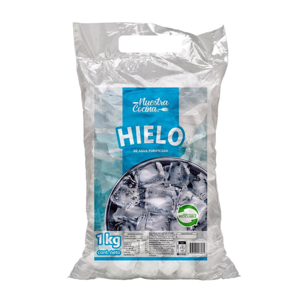 Hielo Nuestra Cocina cubo bolsa 1 Kg