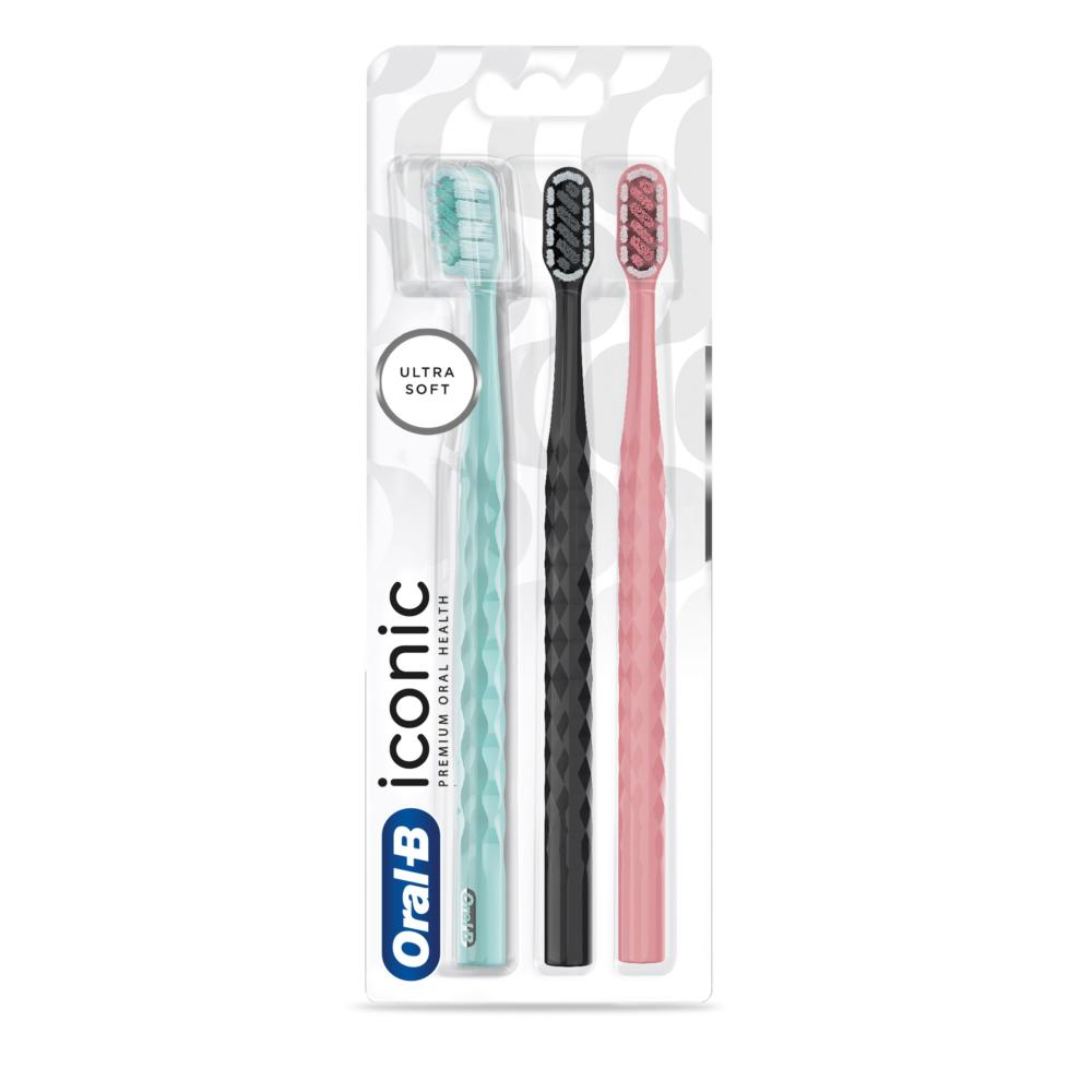 Cepillo dental Oral B iconic ultra soft 3 un Cepillo dental Oral B iconic ultra soft 3 un