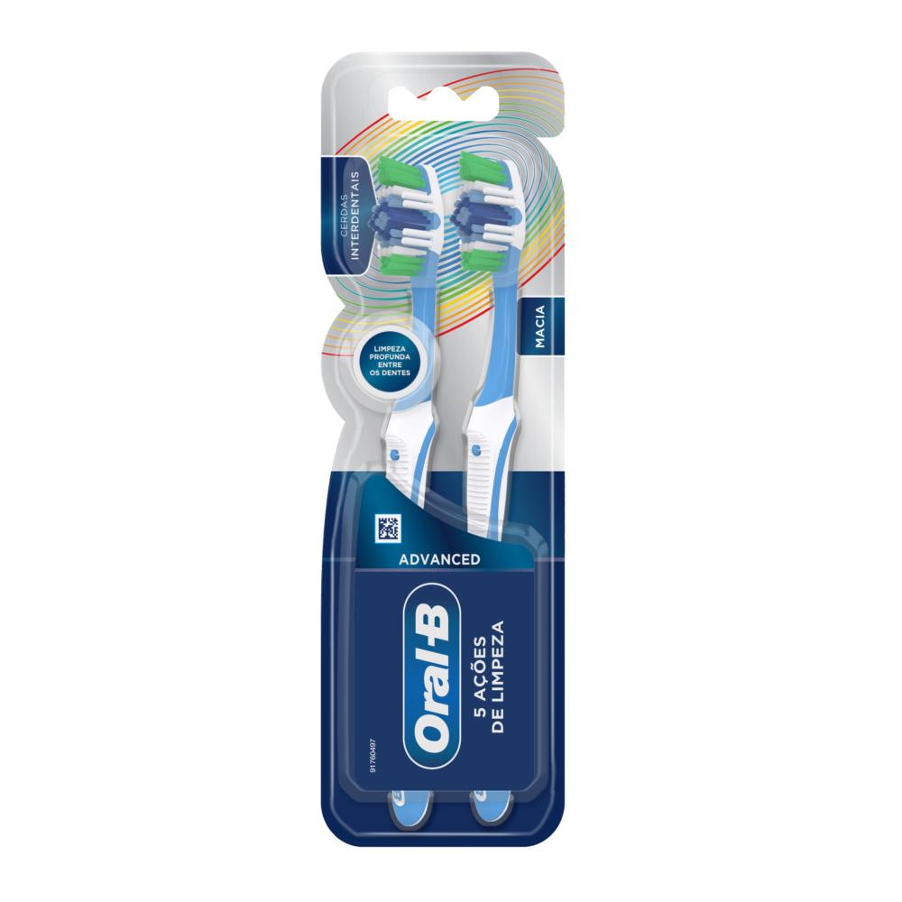 Cepillo dental Oral B advanced suave 2 un