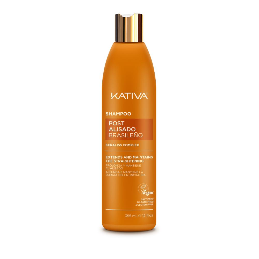 Shampoo Kativa post alisado brasileño 355 ml Shampoo Kativa post alisado brasileño 355 ml