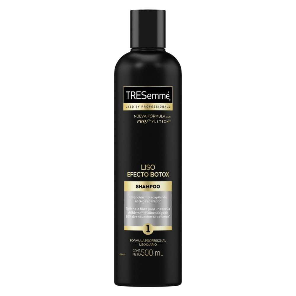 Shampoo Tresemmé liso efecto botox 500 ml Shampoo Tresemmé liso efecto botox 500 ml