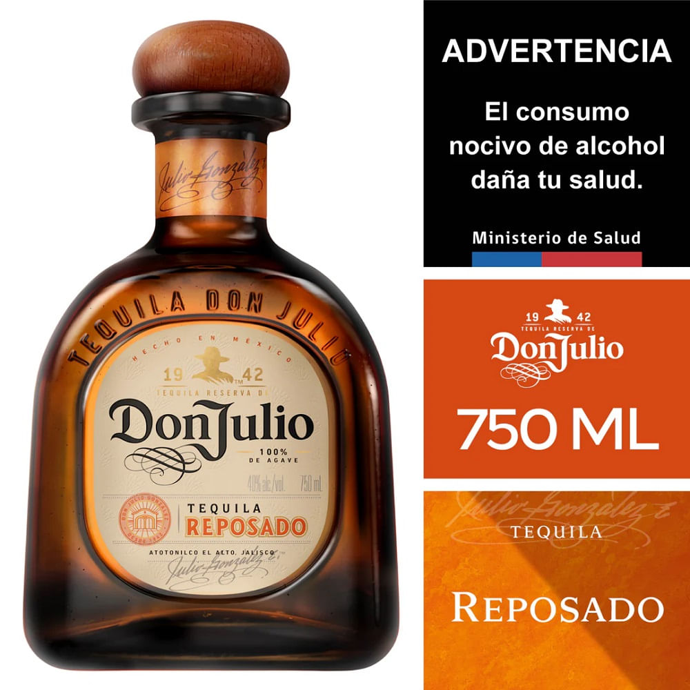 Tequila reposado Don Julio botella 750 cc