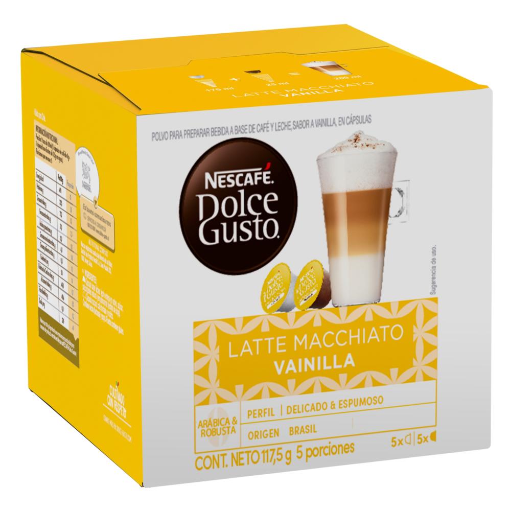 Cápsulas Nescafé Dolce Gusto latte macchiato vainilla 10 un