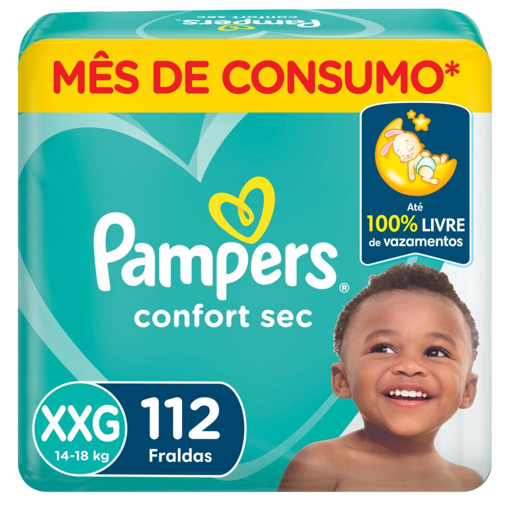 Pañal Pampers confort sec talla XXG 112 un Pañal Pampers confort sec talla XXG 112 un
