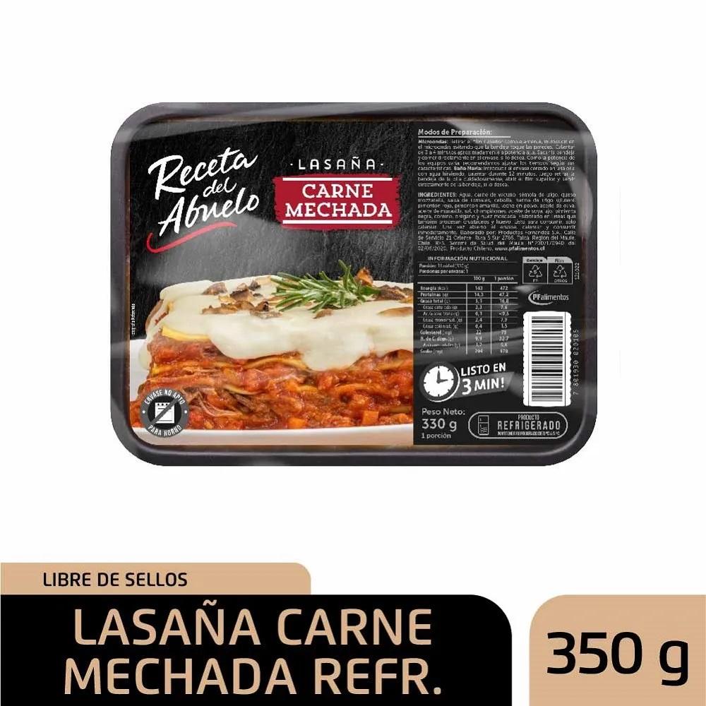 Lasaña mechada Receta del Abuelo 350 g Lasaña mechada Receta del Abuelo 350 g