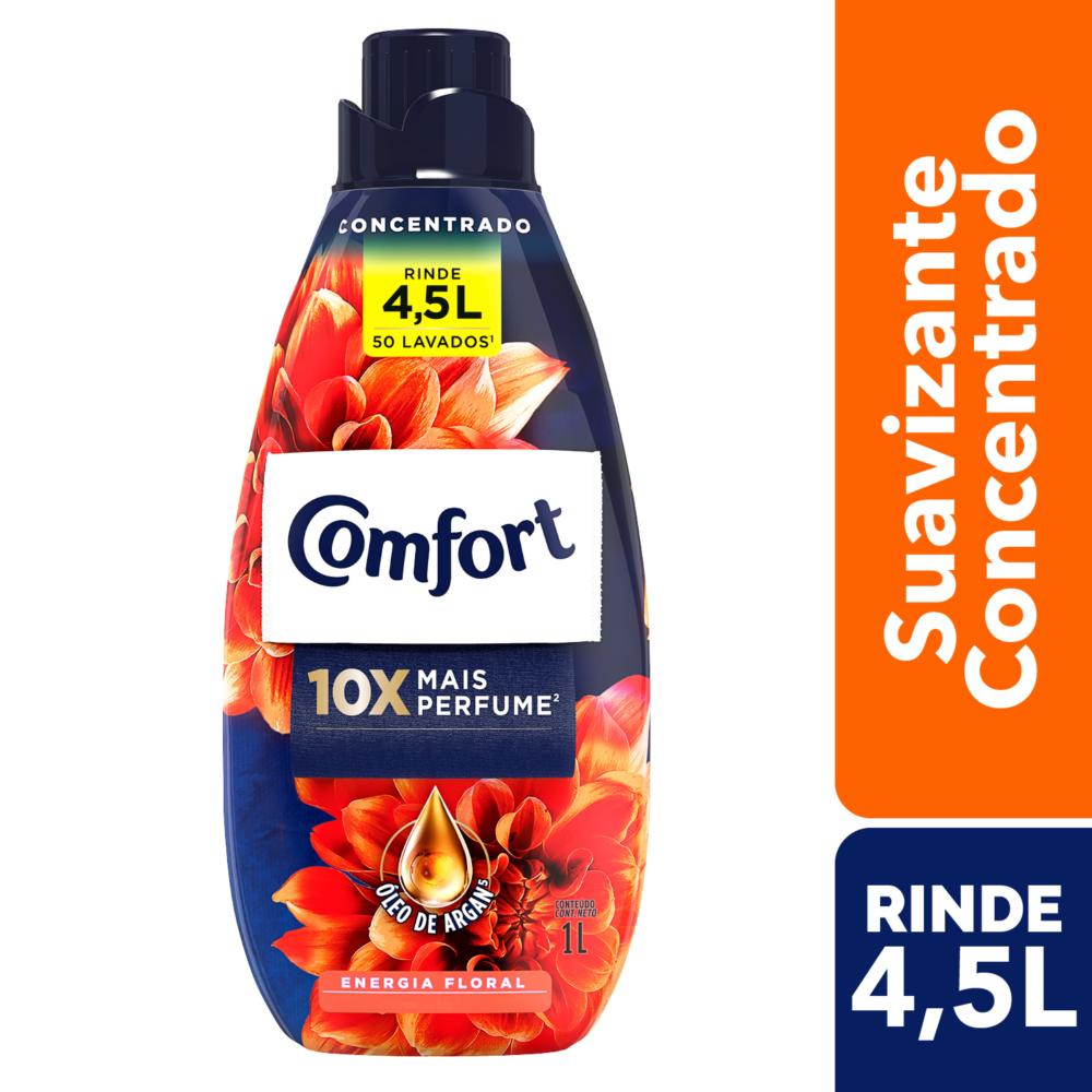 Suavizante concentrado Comfort energía floral 1 L