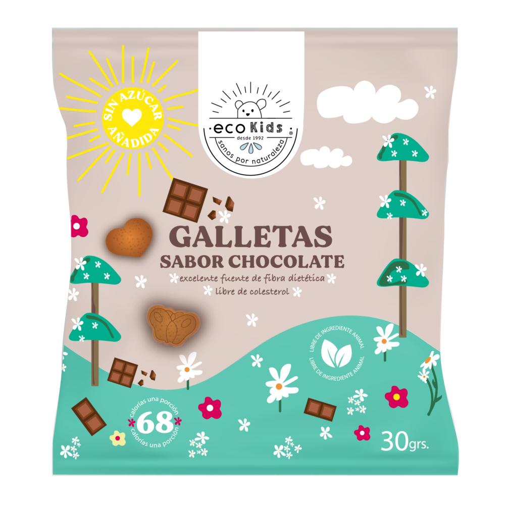 Galletas Ecokids mini chocholate sin azúcar 30 g