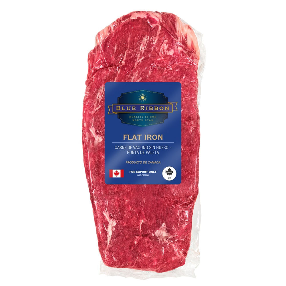 Flat iron vacuno Blue Ribbon al vacío 1.1 Kg