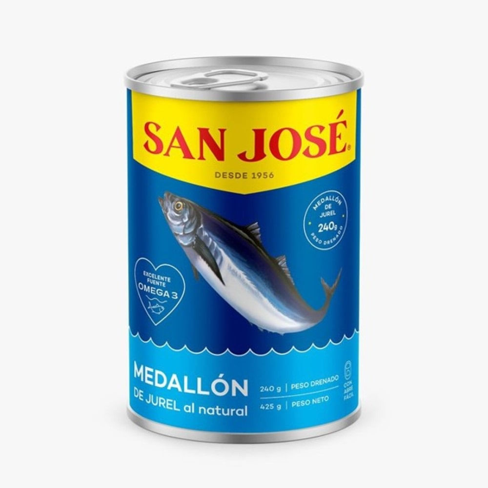 Jurel medallón natural San Jose 425 g neto - 240 g drenado