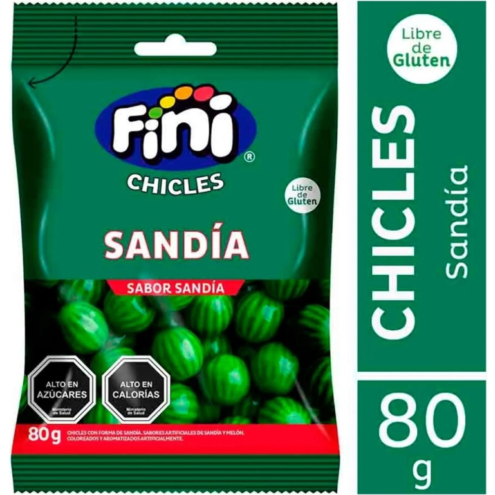 Chicle Fini sabor sandía 80g Chicle Fini sabor sandía 80g
